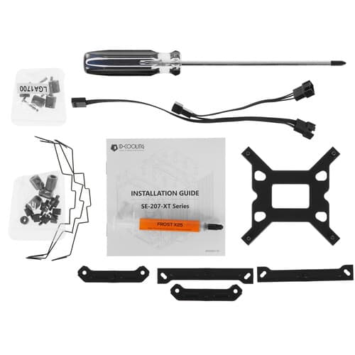 ID-Cooling Кулер для процессора ID-COOLING SE-207-XT ADVANCED [SE-207-XT AD] черный, фото 8