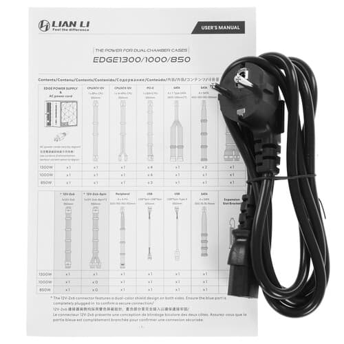 Блок питания LIAN LI EDGE 850W [G9P.EG0850.BE00.RU] черный thumb 6