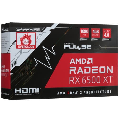 Sapphire Видеокарта Sapphire AMD Radeon RX 6500 XT PULSE GAMING OC [11314-07-20G], фото 10