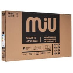 MIU 43" (109 см) Телевизор MIU H43SLT101SV черный, фото 11