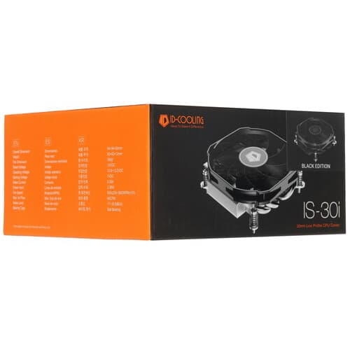 ID-Cooling Кулер для процессора ID-COOLING IS-30i BLACK  черный, фото 6