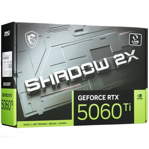 Видеокарта MSI GeForce RTX 5060 Ti SHADOW 2X PLUS [RTX 5060 Ti 8G SHADOW 2X PLUS] thumb 10