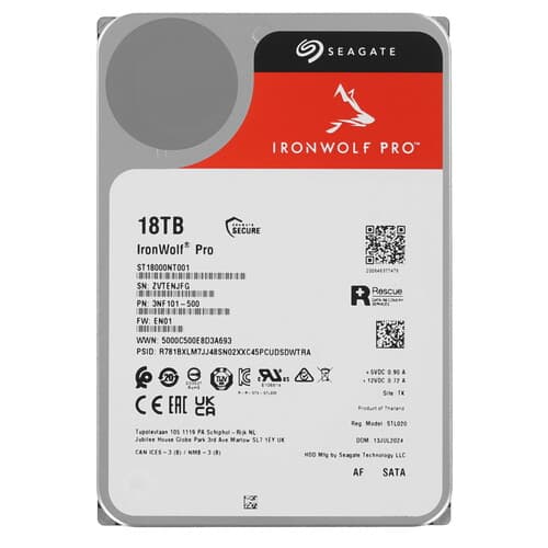 18 ТБ Жесткий диск Seagate IronWolf Pro [ST18000NT001] thumb 1
