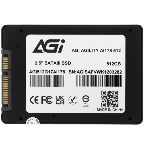 AGI 512 ГБ 2.5" SATA накопитель AGI AI178 [AGI512G17AI178], фото 2