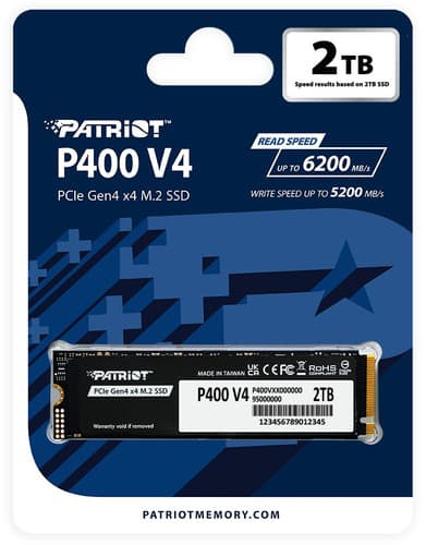 2000 ГБ M.2 NVMe накопитель Patriot P400 V4 [P400VP2TBM28H] thumb 6