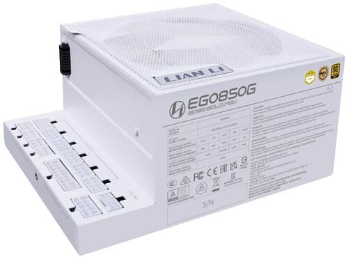 Блок питания LIAN LI EDGE GOLD 850W [G9P.EG0850G.W000.RU] белый thumb 12