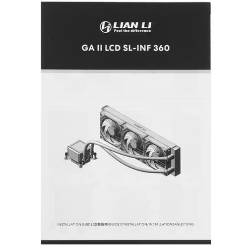 Система охлаждения LIAN LI GALAHAD II LCD SL-INF 360 черная thumb 8