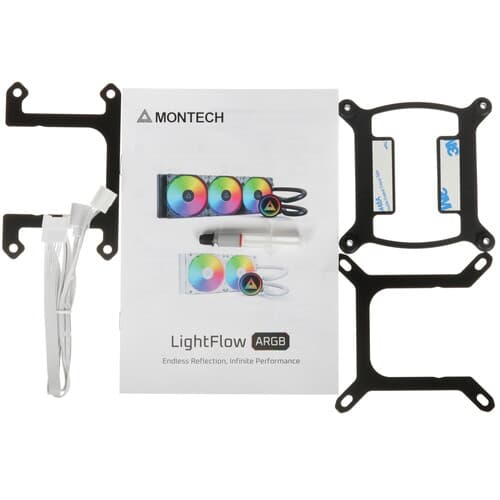 Система охлаждения Montech LightFlow ARGB 240  белая thumb 9