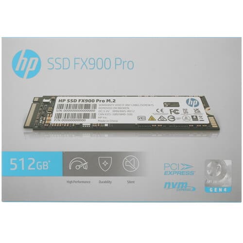 512 ГБ M.2 NVMe накопитель HP FX900 Pro [4A3T9AA#ABB] thumb 4