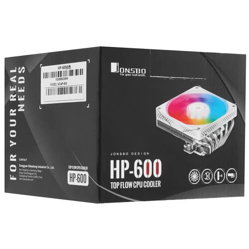 JONSBO Кулер для процессора JONSBO HP-600 [HP-600 White] белый, фото 11
