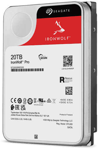 Seagate 20 ТБ Жесткий диск Seagate IronWolf Pro [ST20000NT001], фото 6