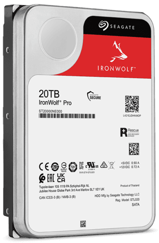 Seagate 20 ТБ Жесткий диск Seagate IronWolf Pro [ST20000NT001], фото 4