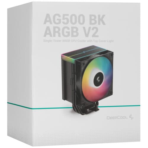 DEEPCOOL Кулер для процессора DEEPCOOL AG500 BK ARGB V2 [R-AG500-BKAMMN-GJD] черный, фото 12