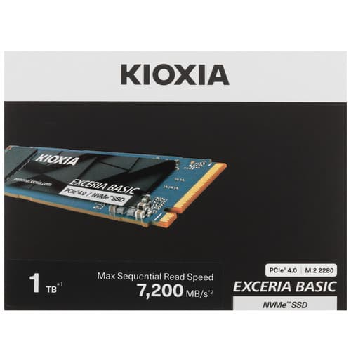 1000 ГБ M.2 NVMe накопитель KIOXIA EXCERIA BASIC [LSF10Z001TG8] thumb 5