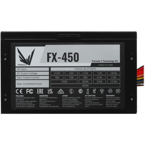Блок питания Formula V Line FX-450 [PZH135BN91R0-01] черный thumb 4