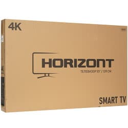 Horizont 55" (140 см) Телевизор Horizont 55LE7053D черный, фото 12