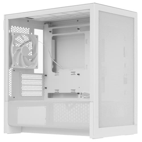 Корпус NZXT H3 Flow [CC-H31FW-01] белый thumb 1