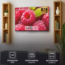 Harper 50" (127 см) Телевизор Harper 50Q880TS черный, фото 19