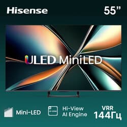 Hisense 55" (139 см) Телевизор Hisense 55U7Q черный, фото 12