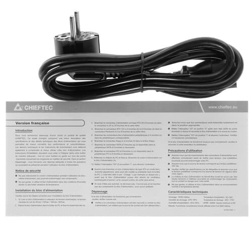 Блок питания Chieftec ECO 400W [GPE-400S] черный thumb 5