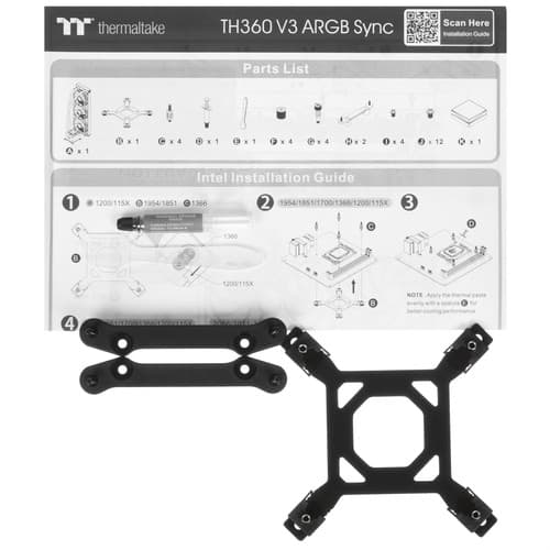 Система охлаждения Thermaltake TH360 V3 ARGB Sync черная thumb 8