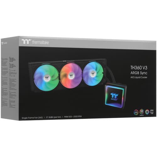 Система охлаждения Thermaltake TH360 V3 ARGB Sync черная thumb 10