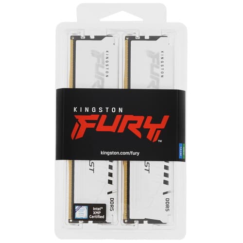 Kingston FURY Оперативная память Kingston FURY Beast White [KF556C40BWK4-64] 64 ГБ, фото 3
