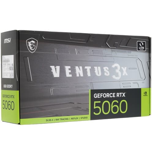Видеокарта MSI GeForce RTX 5060 VENTUS 3X [RTX 5060 8G VENTUS 3X] thumb 9