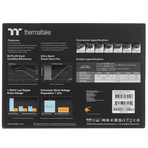 Блок питания Thermaltake Toughpower GF3 1200W [PS-TPD-1200FNFAGE-4] черный thumb 8
