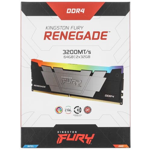 Kingston FURY Оперативная память Kingston FURY Renegade RGB [KF432C16RB2AK2/64] 64 ГБ, фото 5
