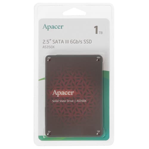 Apacer 1000 ГБ 2.5" SATA накопитель Apacer AS350X [AP1TBAS350XR-1]