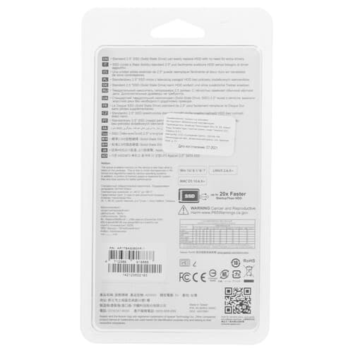 Apacer 1000 ГБ 2.5" SATA накопитель Apacer AS350X [AP1TBAS350XR-1], фото 2