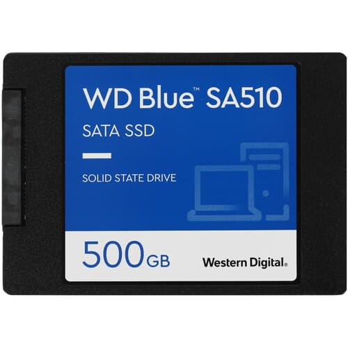 Western Digital 500 ГБ 2.5" SATA накопитель WD Blue SA510 [WDS500G3B0A]