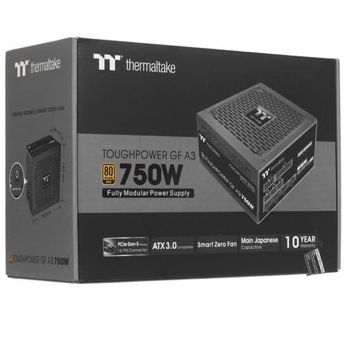 Блок питания Thermaltake TOUGHPOWER GF A3 Gold 750W - TT Premium Edition [PS-TPD-0750FNFAGE-H] черный thumb 7