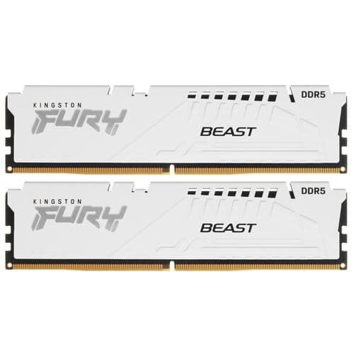 Kingston FURY Оперативная память Kingston FURY Beast White [KF552C40BWK2-32] 32 ГБ