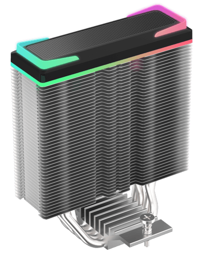 Ocypus Кулер для процессора Ocypus Delta A40 SE Dual Fan ARGB [Delta-A40-BK2AAWN00S-GL] черный, фото 3