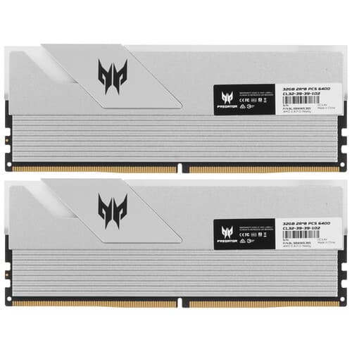 Acer Оперативная память Acer Predator Vesta II RGB [BL.9BWWR.365] 64 ГБ, фото 3