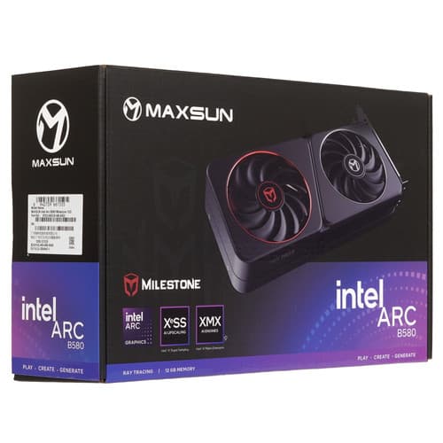 MaxSun Видеокарта MAXSUN Intel Arc B580 Milestone [MS-Arc B580 Milestone 12G], фото 9