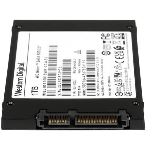 Western Digital 1000 ГБ 2.5" SATA накопитель WD Green [WDS100T3G0A], фото 3