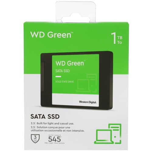 Western Digital 1000 ГБ 2.5" SATA накопитель WD Green [WDS100T3G0A], фото 6