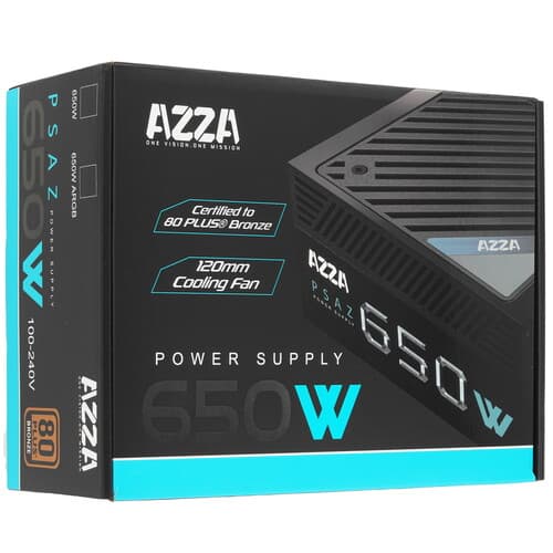 Блок питания Azza PSAZ-650B [PSAZ-650] черный thumb 9