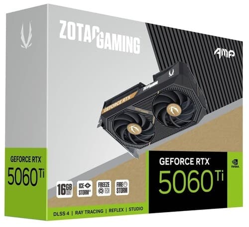 Zotac Видеокарта Zotac GeForce RTX 5060 Ti GAMING AMP [ZT-B50620F-10M], фото 16
