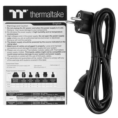 Блок питания Thermaltake Toughpower GX3 750W [PS-TPD-0750NNFAGE-C] черный thumb 6