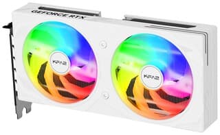 KFA2 Видеокарта KFA2 GeForce RTX 5060 ROCK(X) OC 2FAN RGB White [56NSN8MDDBBK], фото 13