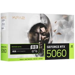 KFA2 Видеокарта KFA2 GeForce RTX 5060 ROCK(X) OC 2FAN RGB White [56NSN8MDDBBK], фото 11