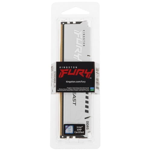Kingston FURY Оперативная память Kingston FURY Beast White [KF552C40BW-32] 32 ГБ, фото 4