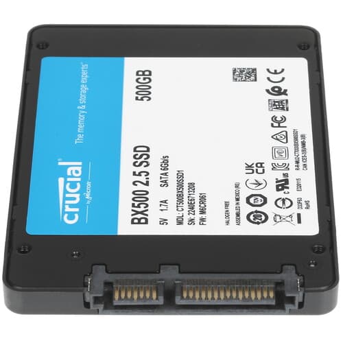 Crucial 500 ГБ 2.5" SATA накопитель Crucial BX500 [CT500BX500SSD1], фото 3