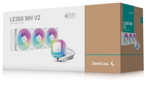 Система охлаждения DEEPCOOL LE360 WH V2  белая thumb 6