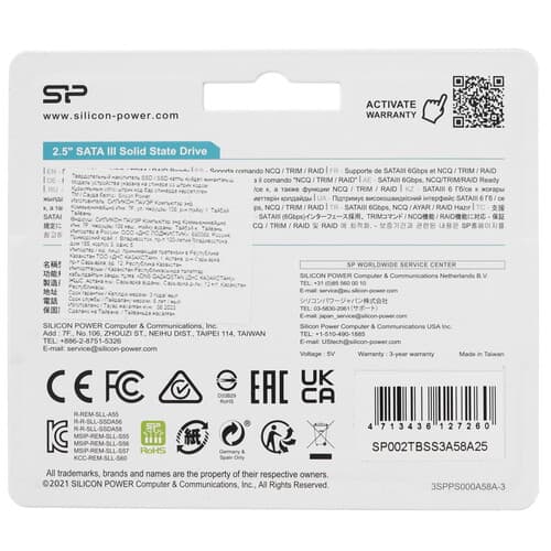 Silicon Power 2000 ГБ 2.5" SATA накопитель Silicon Power Ace A58 [SP002TBSS3A58A25], фото 2