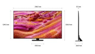 Samsung 98" (245 см) Телевизор Samsung QE98QN90FAUXRU черный, фото 9